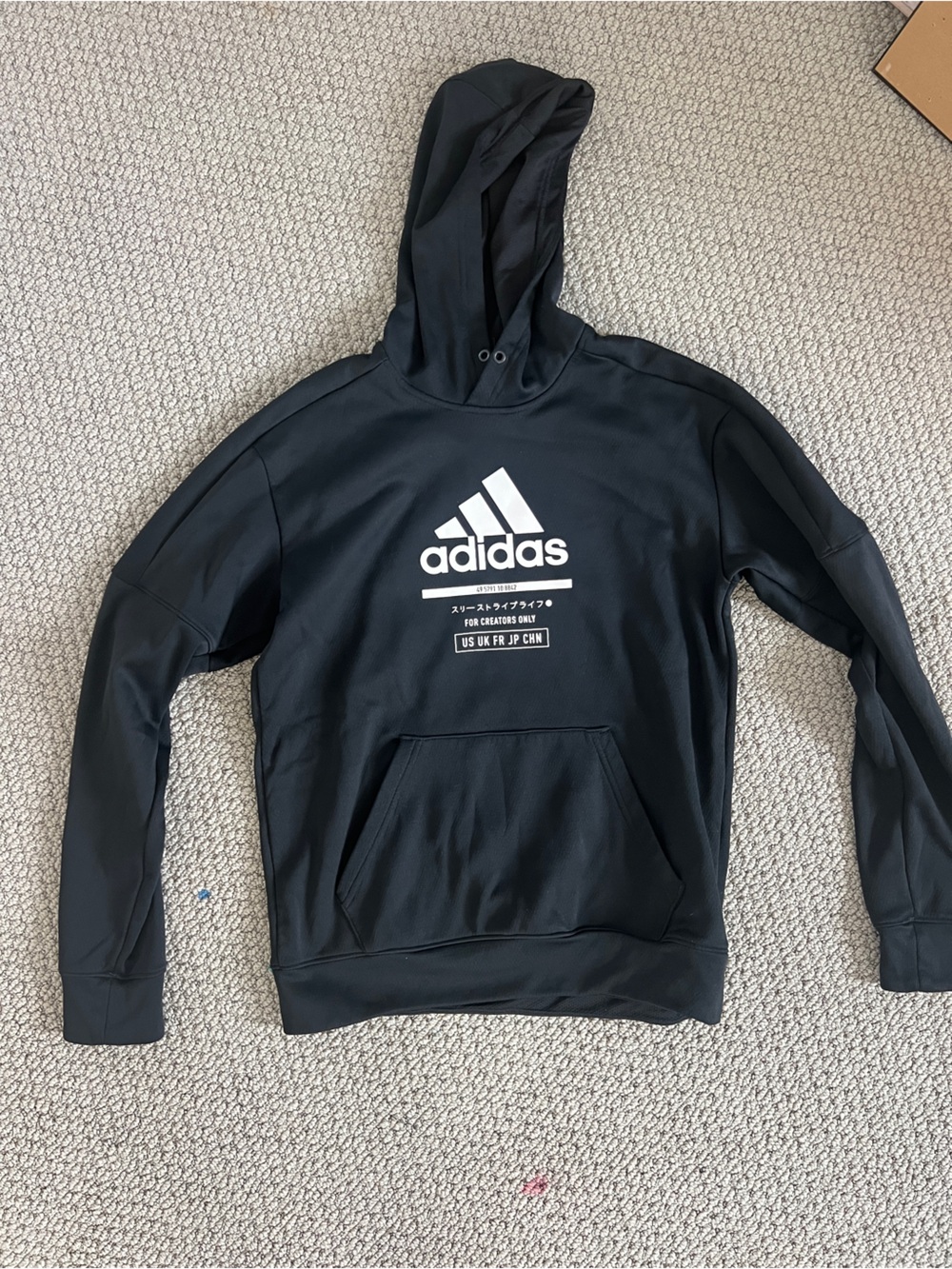 For Creators Only pullover sweatshirt Hoodie black size small
